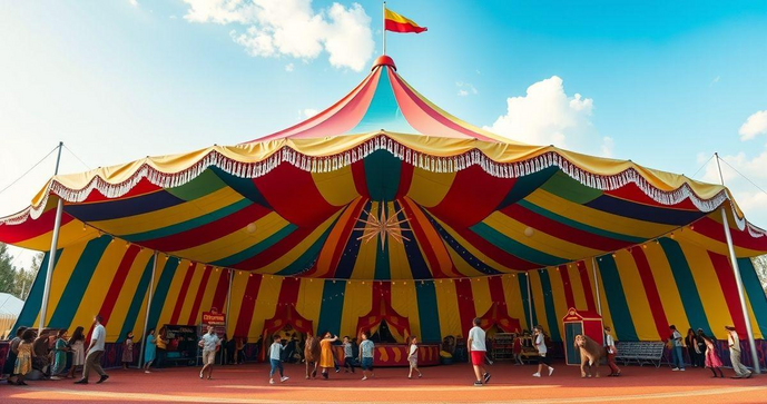 Lona do Circo: Descubra a Importância e os Tipos para Sua Festa Temática Lona do Circo: Descubra a Importância e os Tipos para Sua Festa Temática